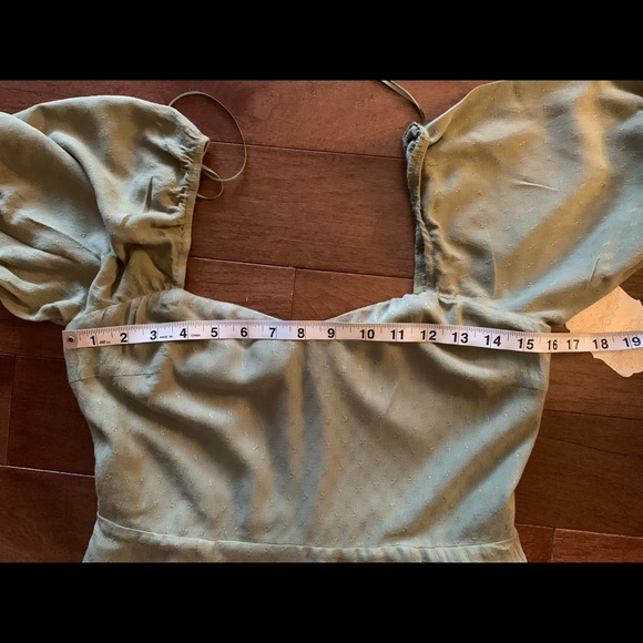 NWT! Altar’d State soft, self-embossed Green Dress. Size Small - Picture 10 of 12